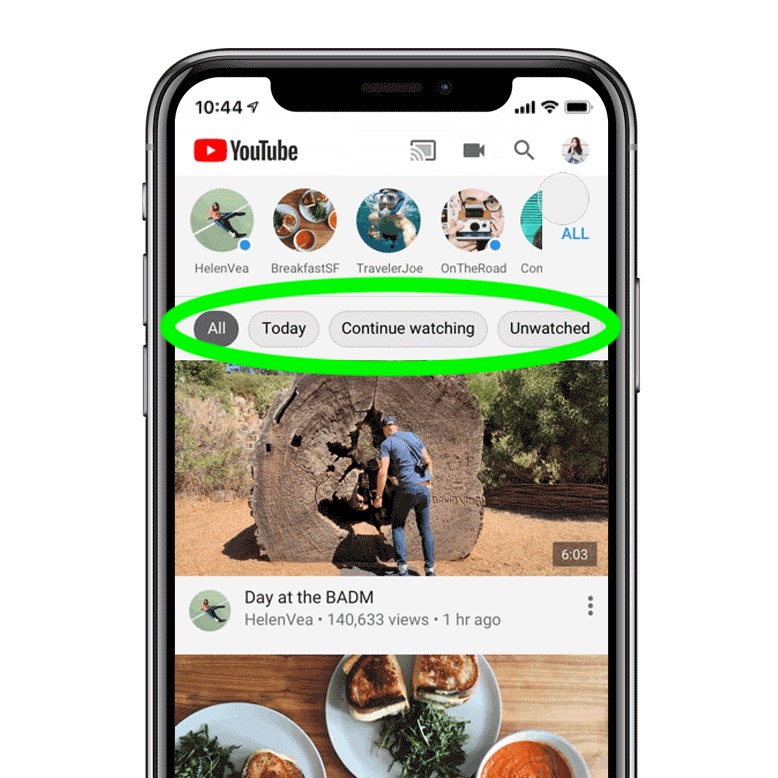 youtube topics ios app