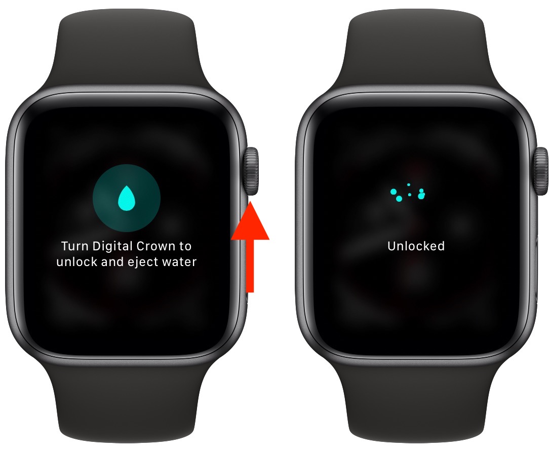 How To Eject Water From Your Apple Watch Using the Water Lock