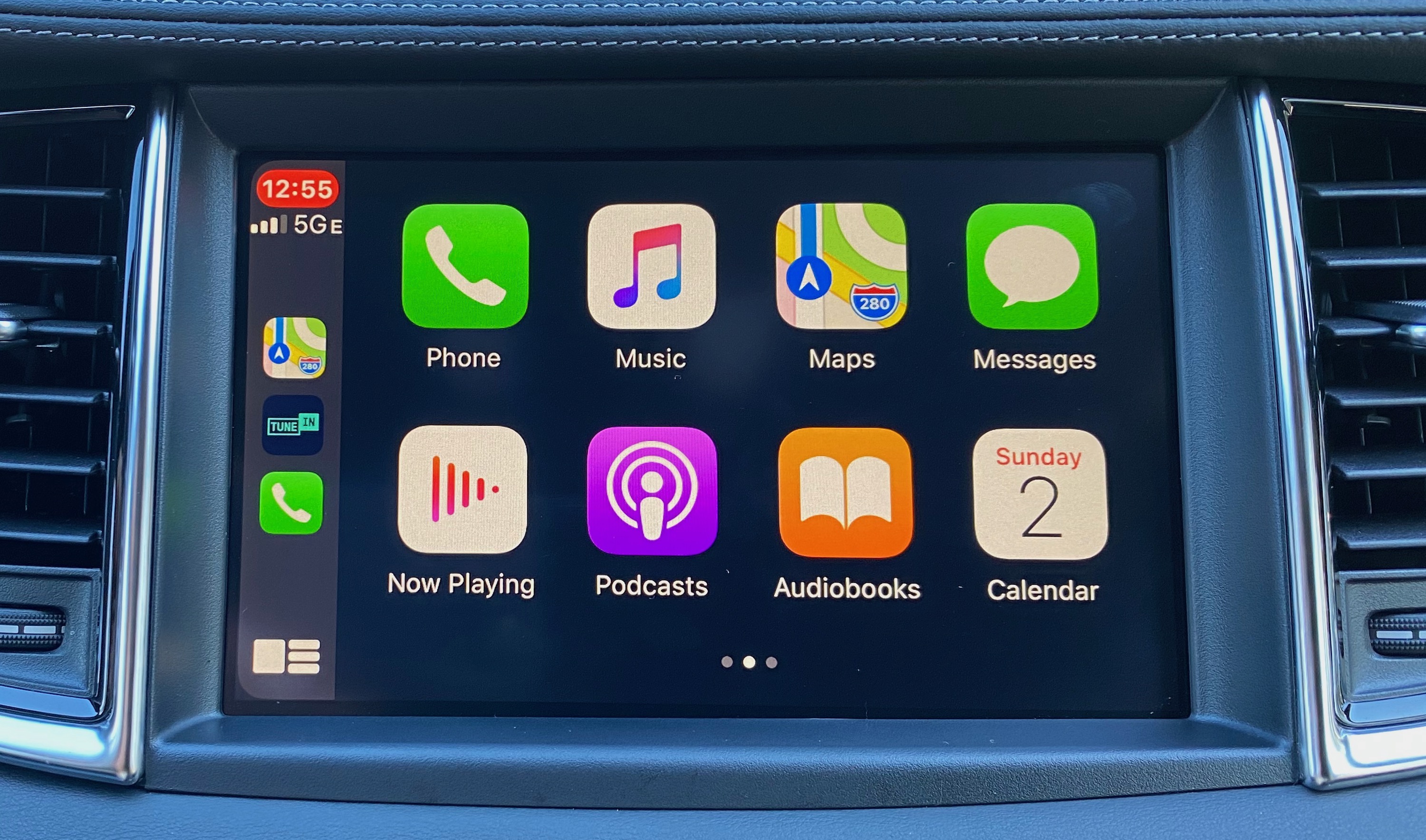 infiniti qx50 carplay home