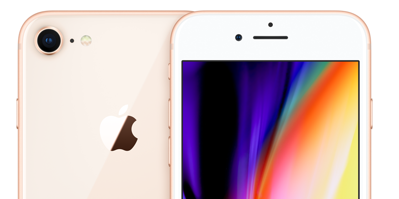 iphone 8 gold top trans