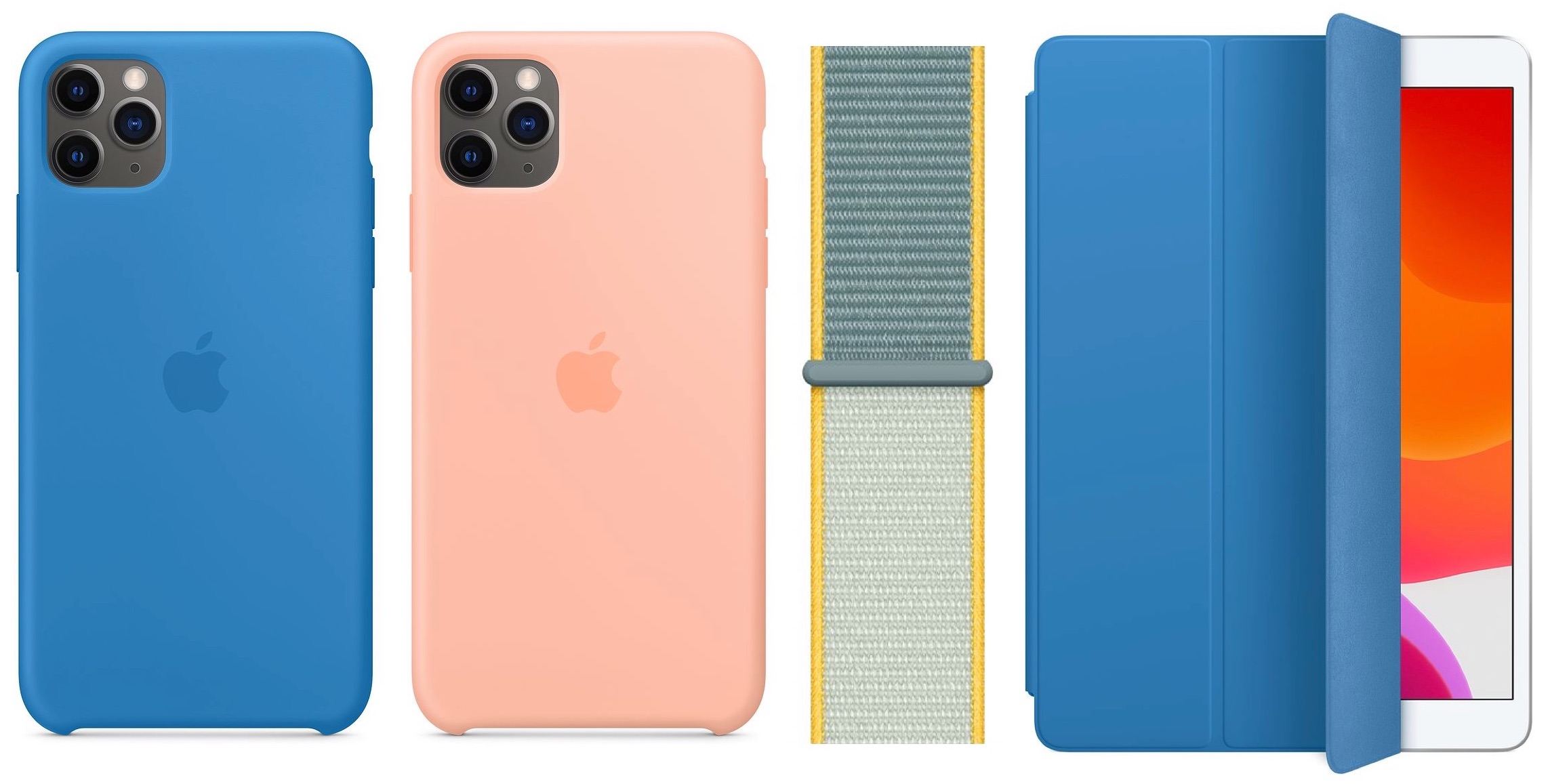 Apple Refreshes iPhone Silicone Cases, Apple Watch Bands, and iPad Cases With New Spring Color Options thumbnail