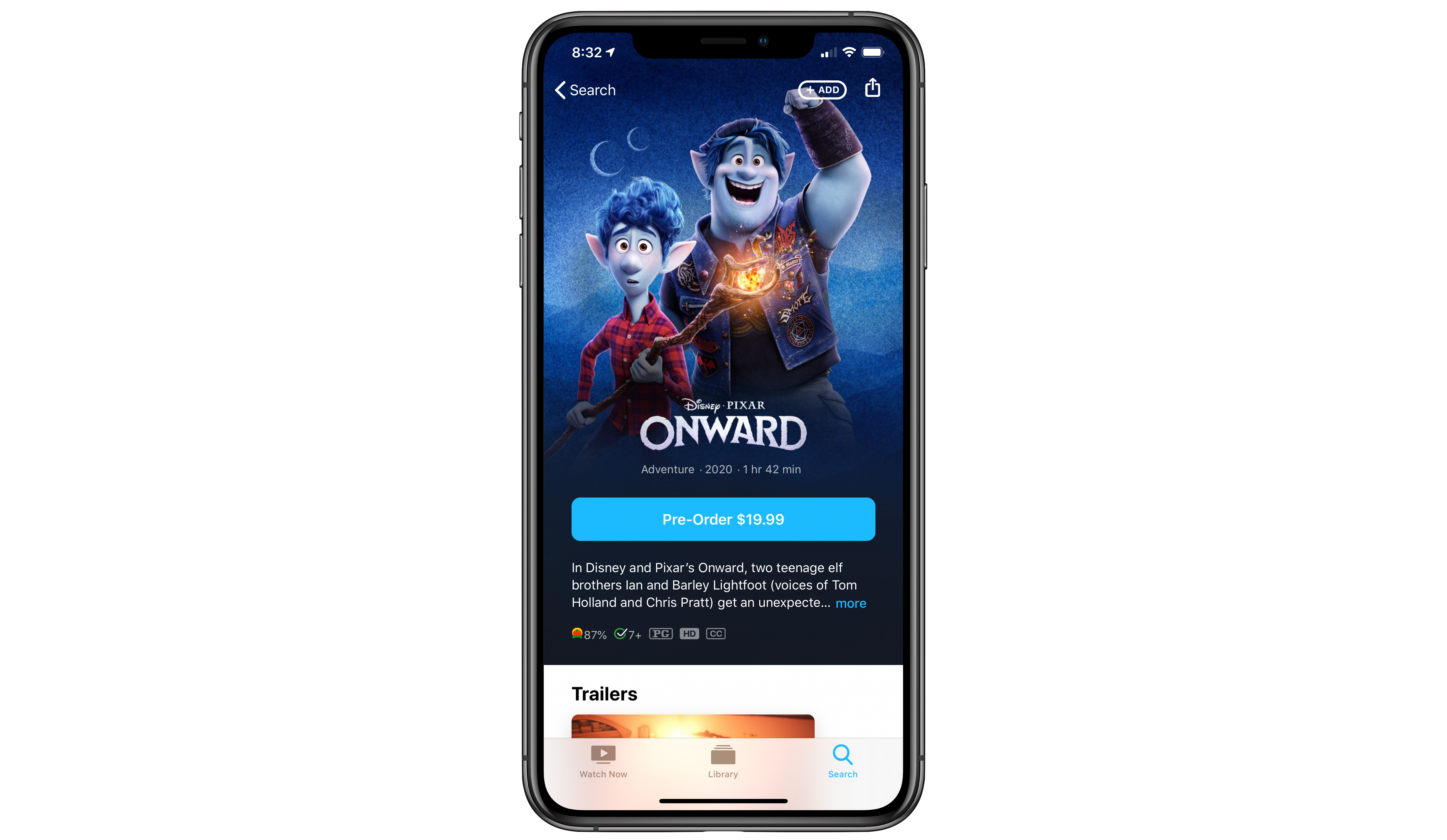 Pixar's Newest Film 'Onward' Arriving on Digital Platforms in the U.S. Tonight, Streaming on Disney+ April 3 thumbnail