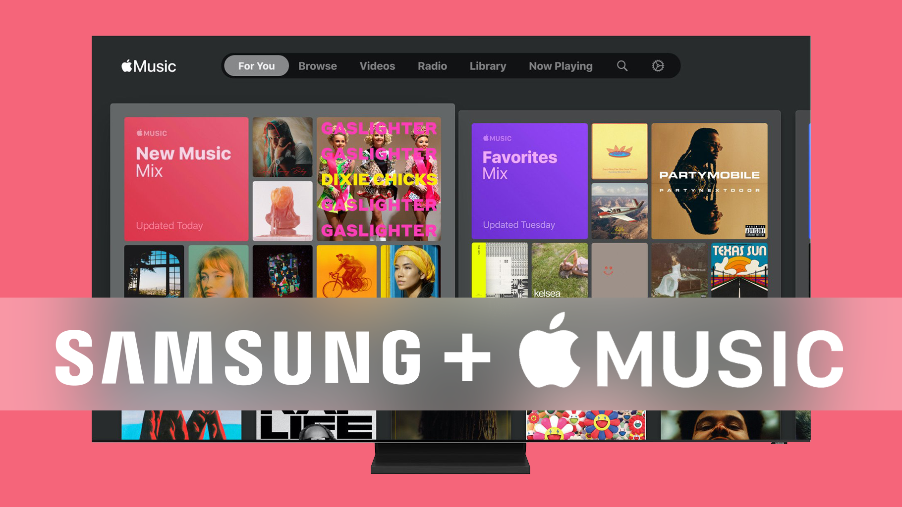 photo of Apple Music Real-Time Lyrics Now Available on Samsung Smart TVs image