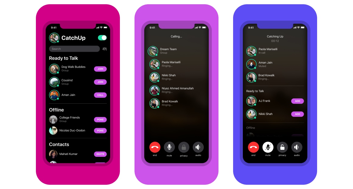 photo of Facebook Launches 'Catchup!' Audio Calling App image