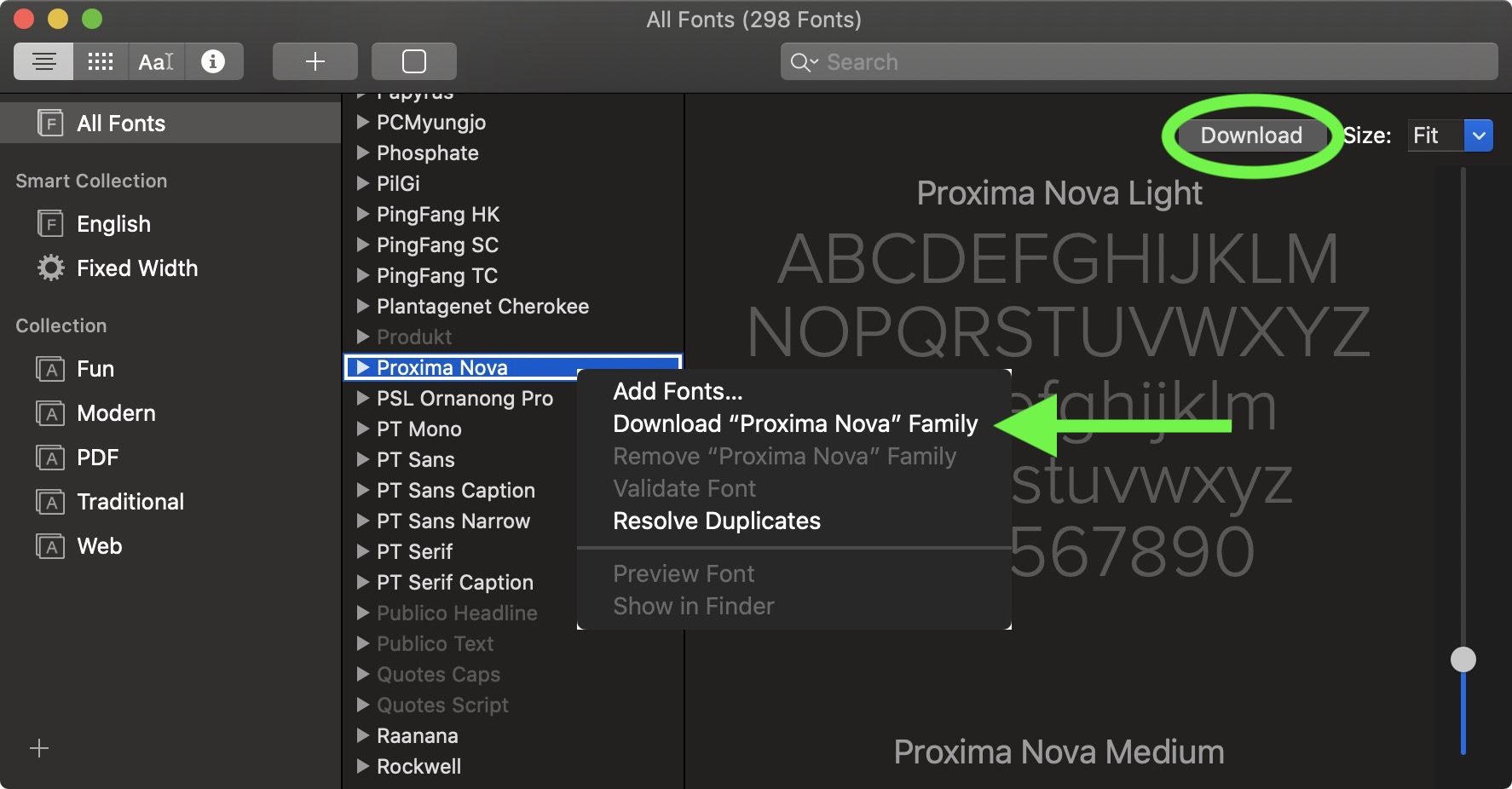 proxima nova font free download mac