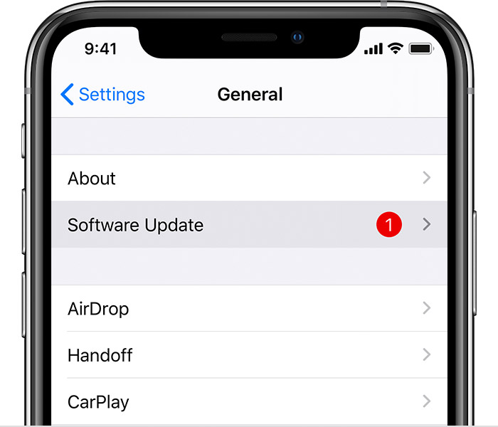How to iphone Software Update