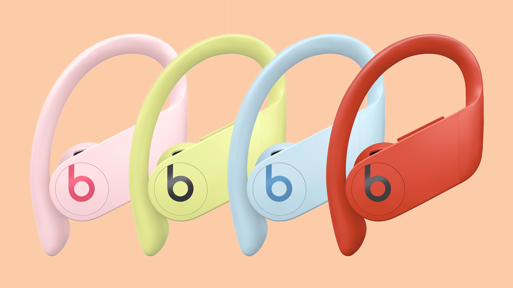 Powerbeats Pro Debut in Four New Colors: Spring Yellow, Cloud Pink, Lava Red, and Glacier Blue - MacRumors