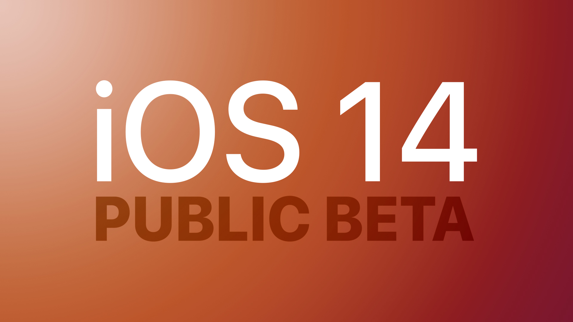 Apple Seeds First Betas of iOS 14 and iPadOS 14 to Public Beta Testers - MacRumors