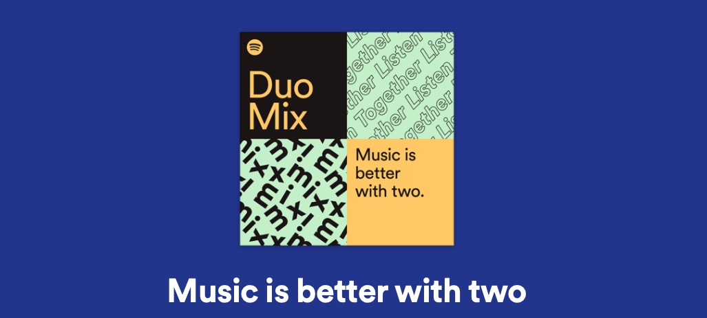 what is spotify duo mix