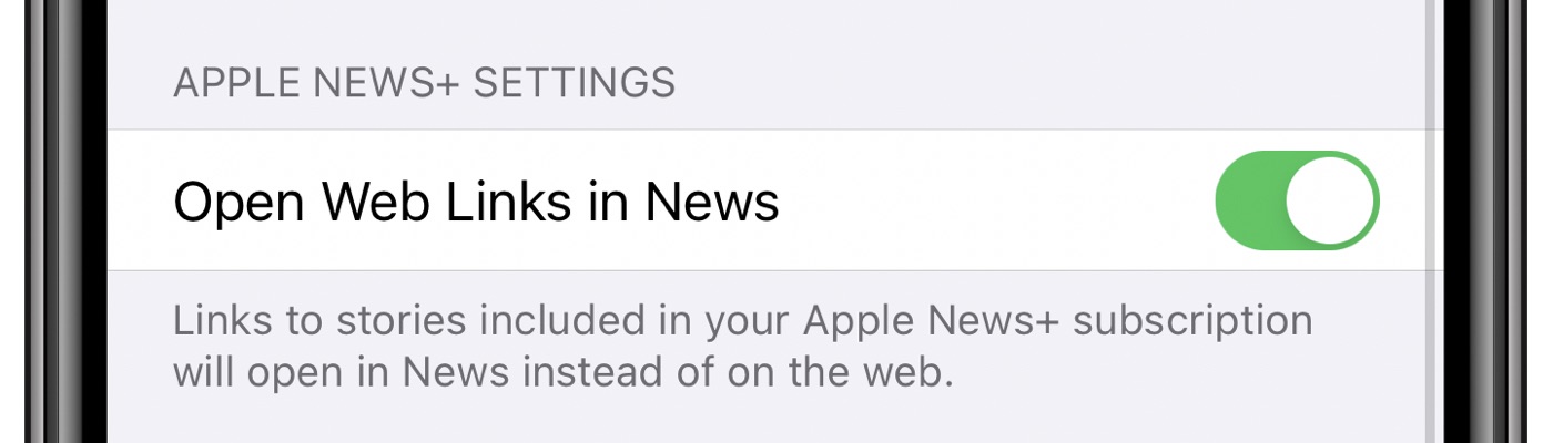 photo of Apple News+ in iOS 14 Opens Article Web Links in Apple News, Intercepting Traffic From Websites image