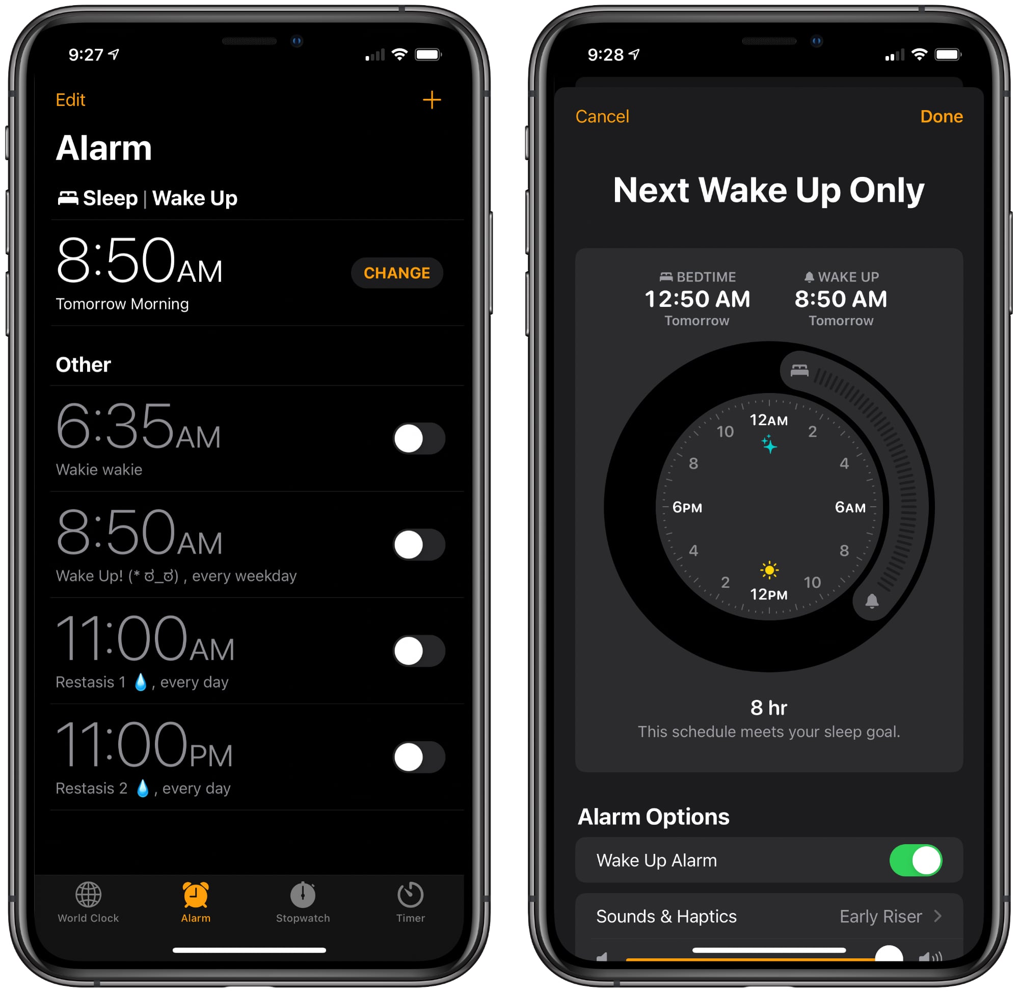 deep sleep apple watch