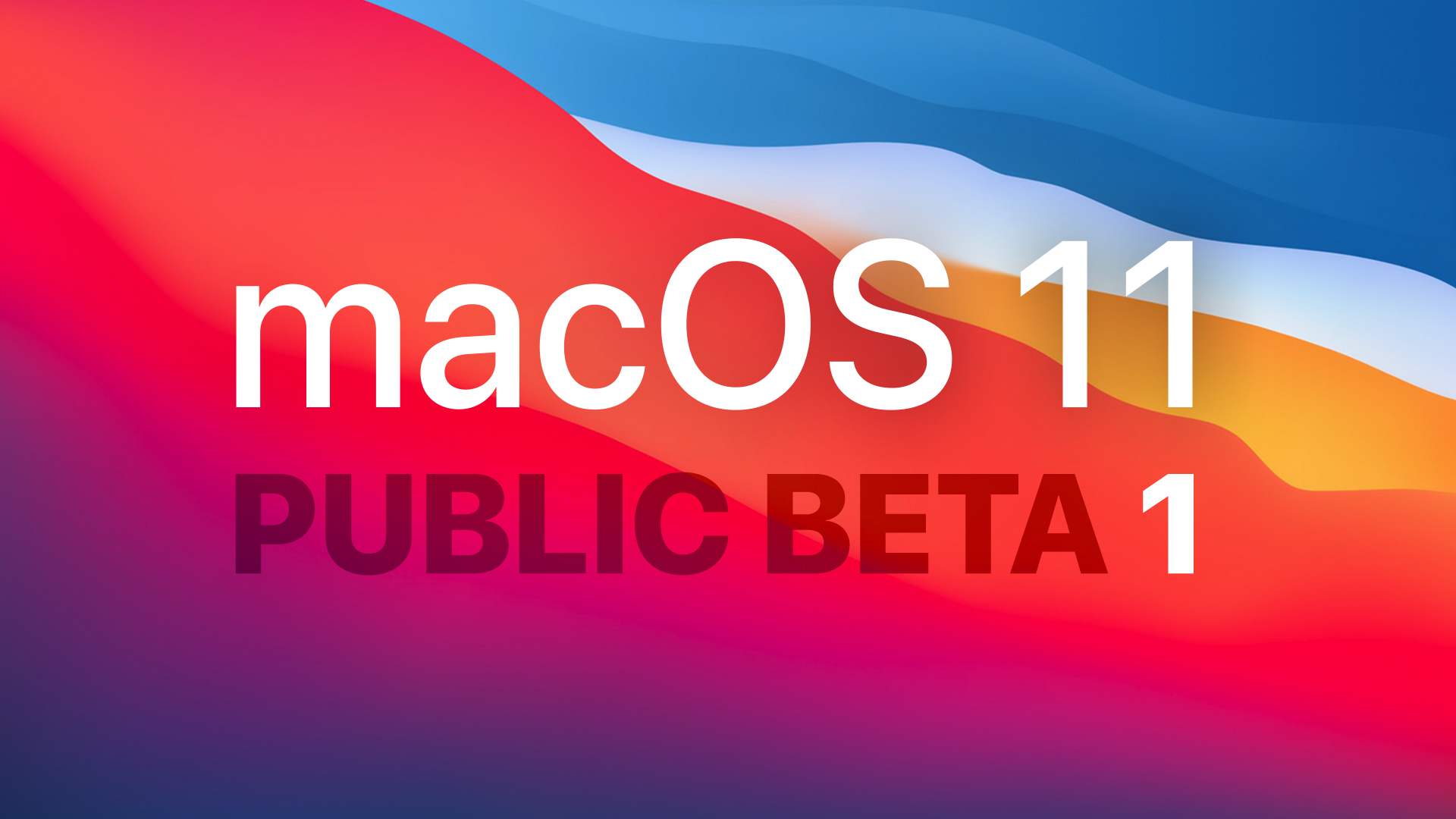 macOS Big Sur Beta 1