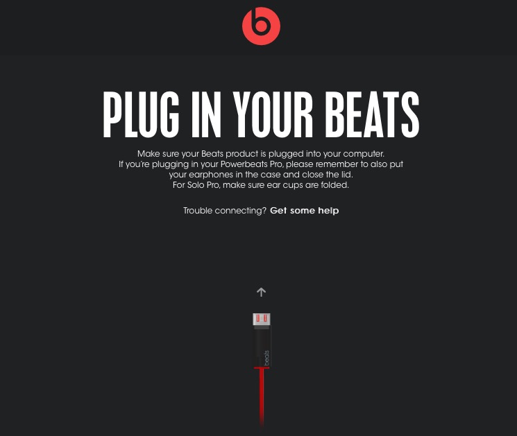 beats updater not recognizing headphones apple