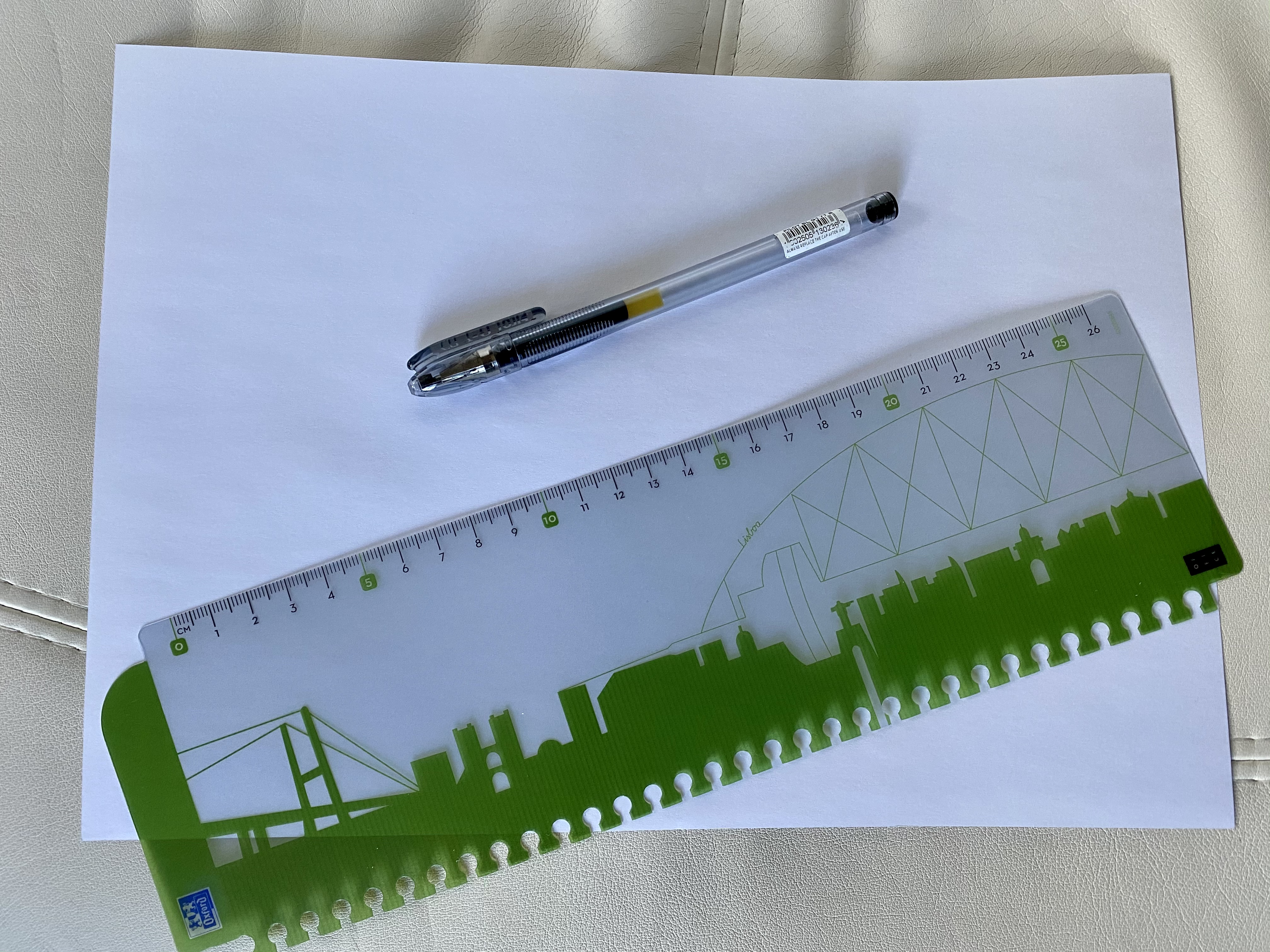 paper pen ruler solo loop size