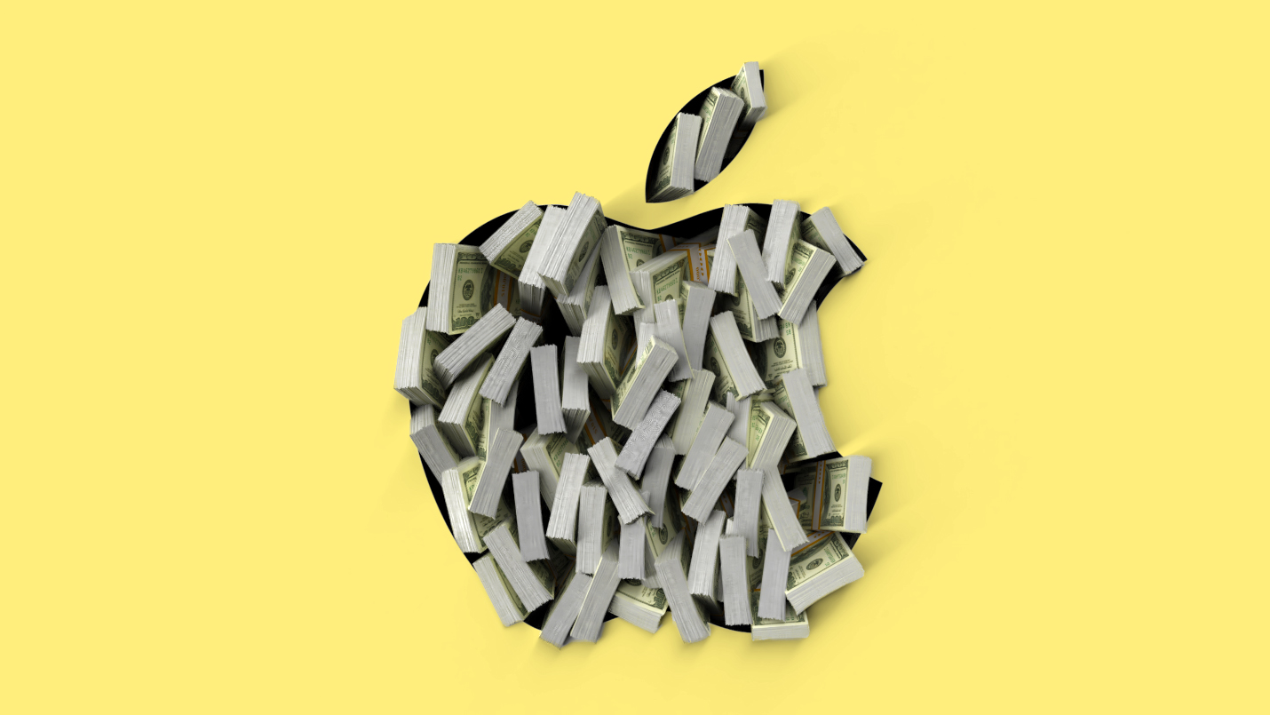 apple logo cash feature