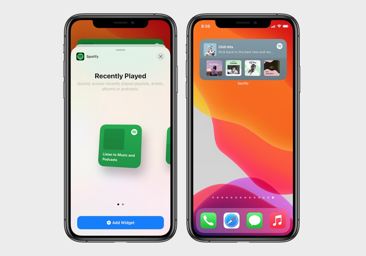 Spotify Updated With Home Screen Widgets on iOS 14 | MacRumors Forums