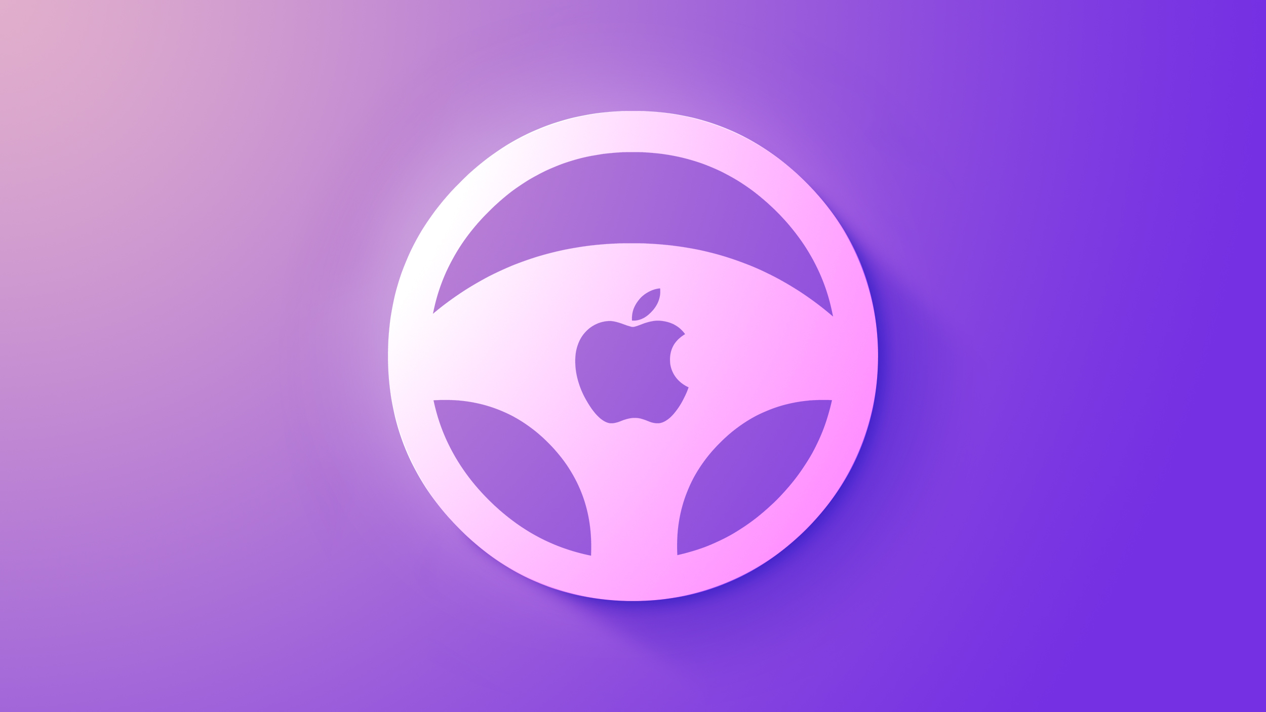 Apple car wheel icon feature purple