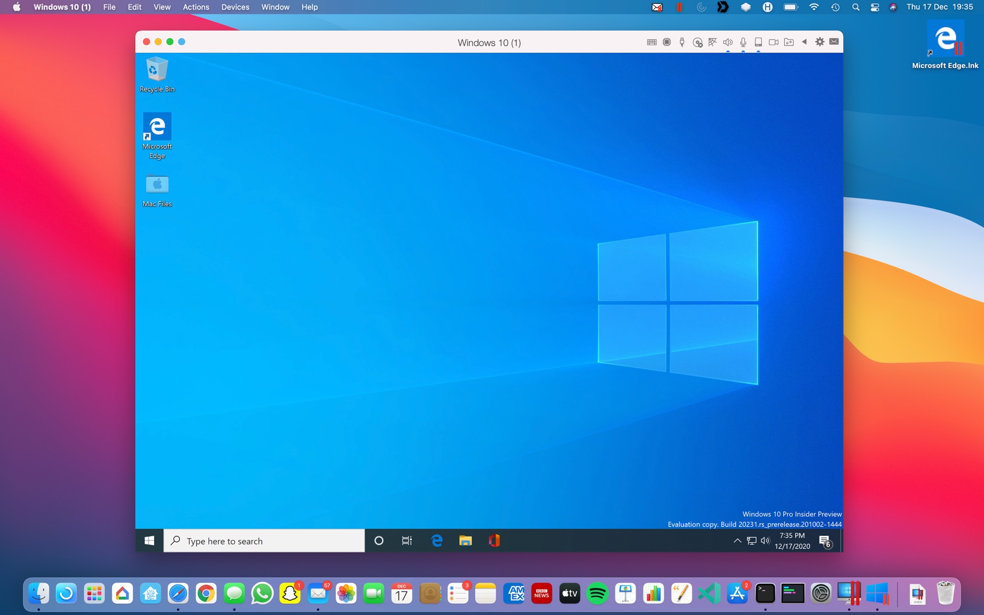 mac parallels windows 10 no image available