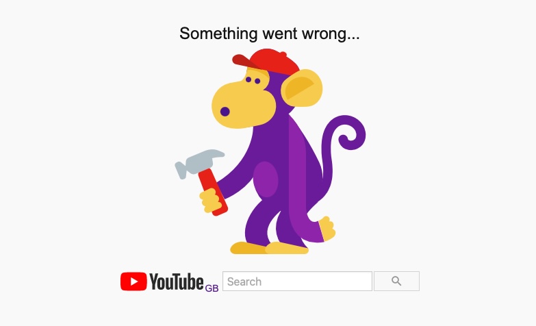 youtube down