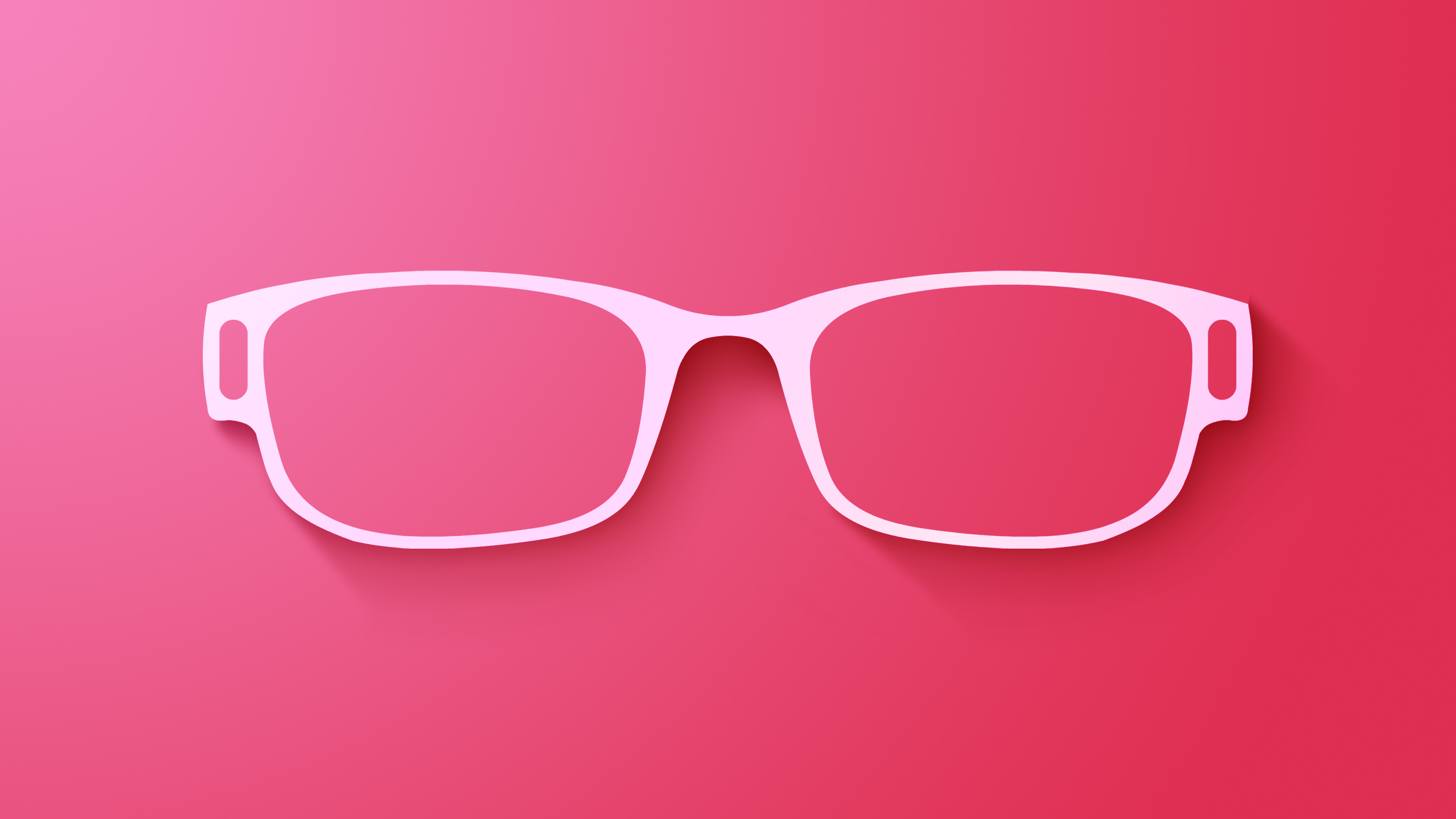 Apple Glasses Pink Feature