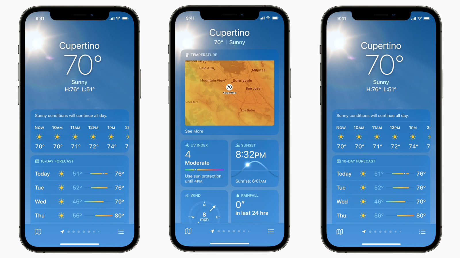 application météo ios15