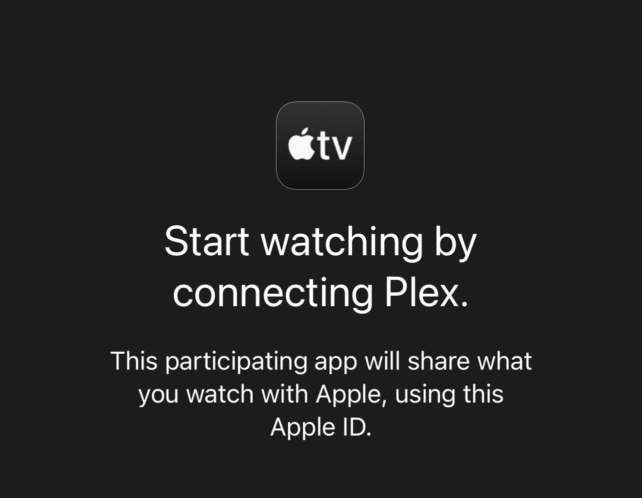apple tv app plex