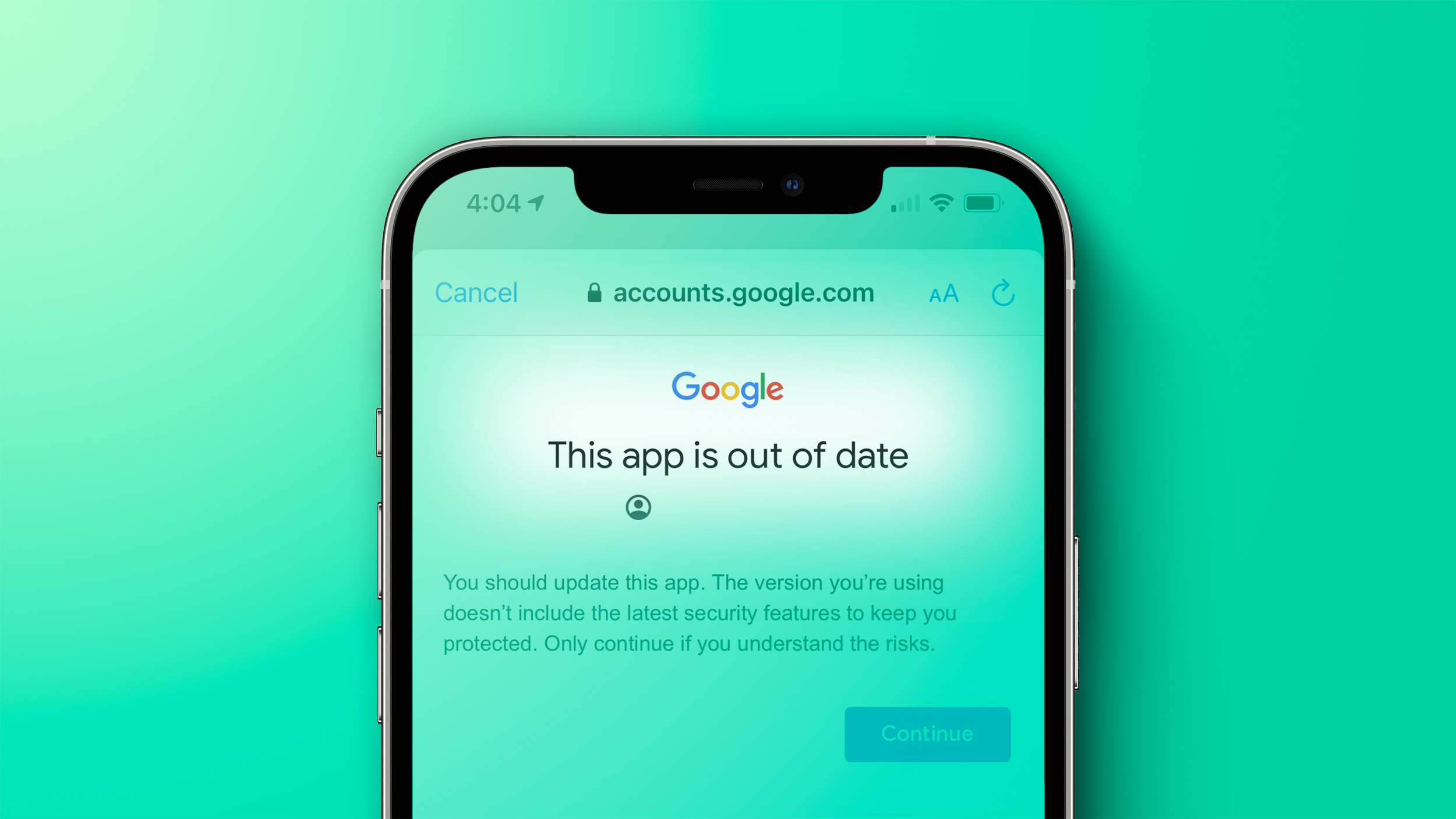 Gmail iOS App Has Out of Date Warning After 2 Months of No Updates as Google Delays Privacy Labels [Updated] - Vimarsana News