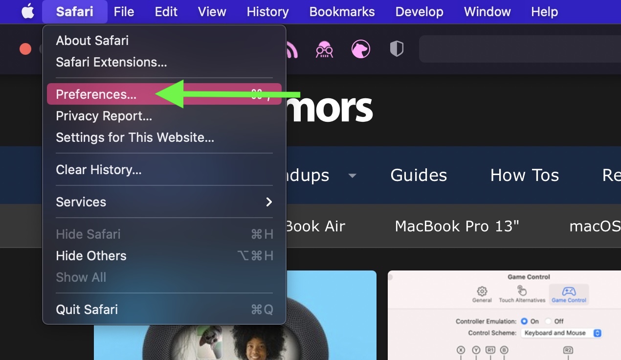how to enable cookies on safari mac desktop