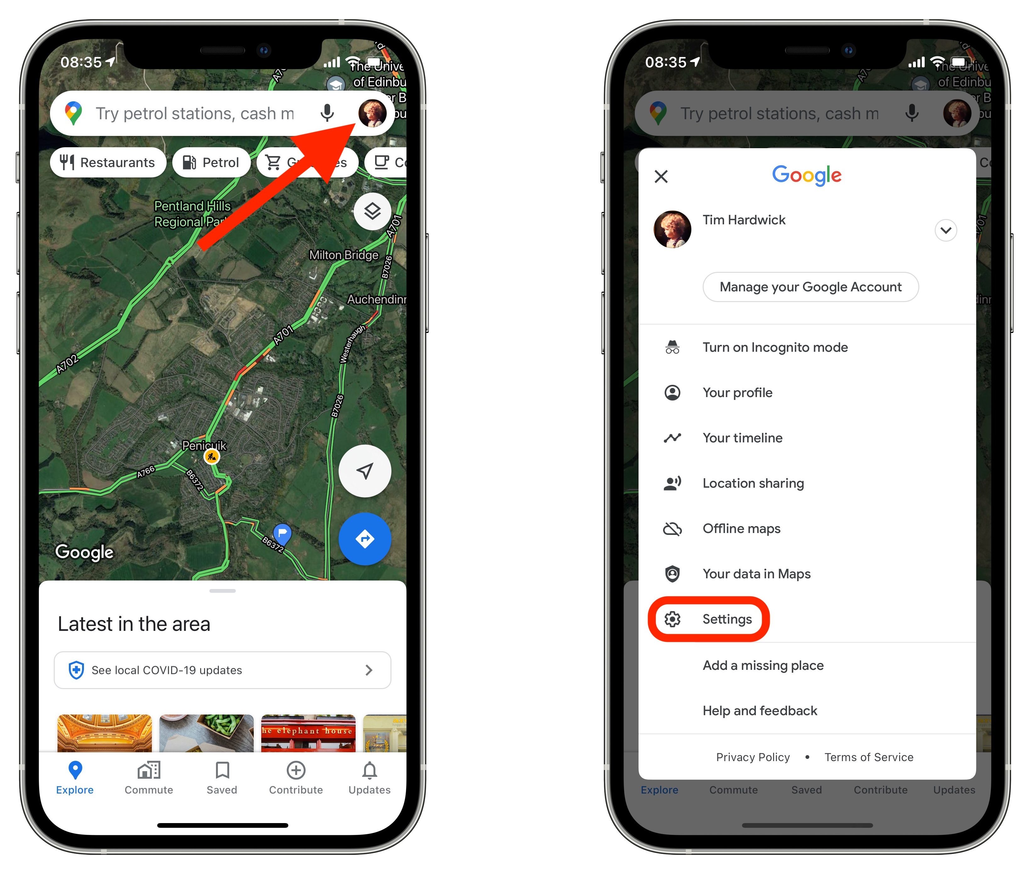 Delete Search History On Maps How To Clear Google Maps Search History On Iphone And Ipad - Macrumors