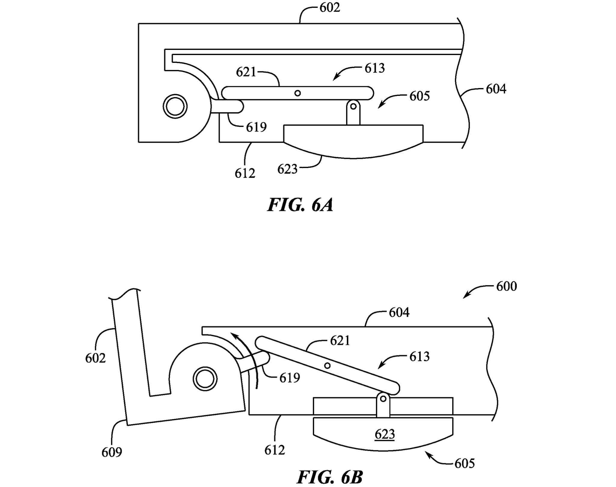 macbook pro deployable feet patent mechanical