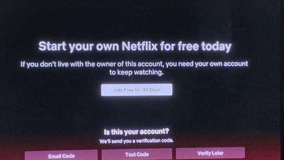 netflix sharing message streamable