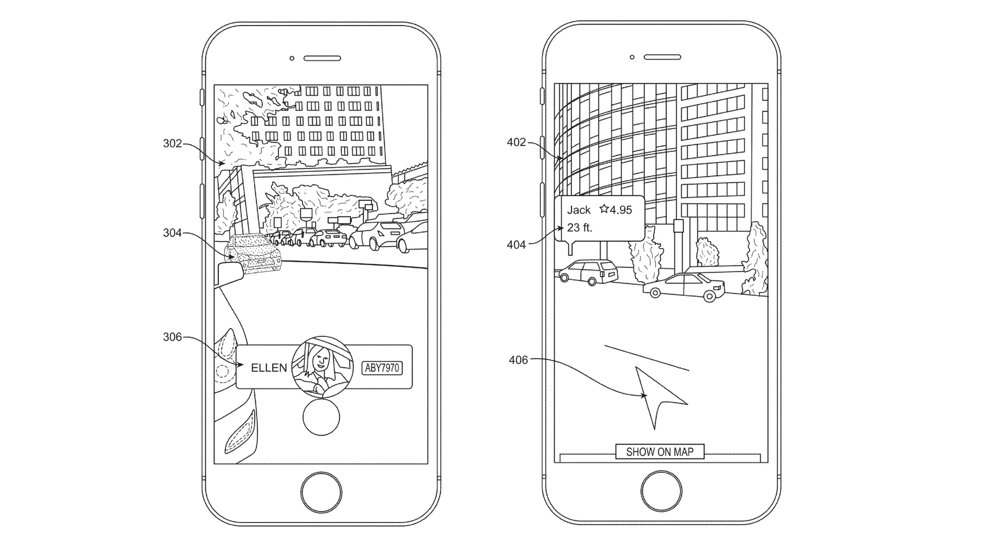 uber ar patent