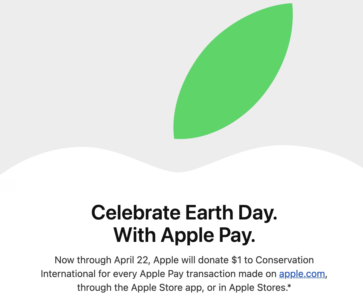 Apple Celebrates Earth Day by Donating 1 for Every Apple Store