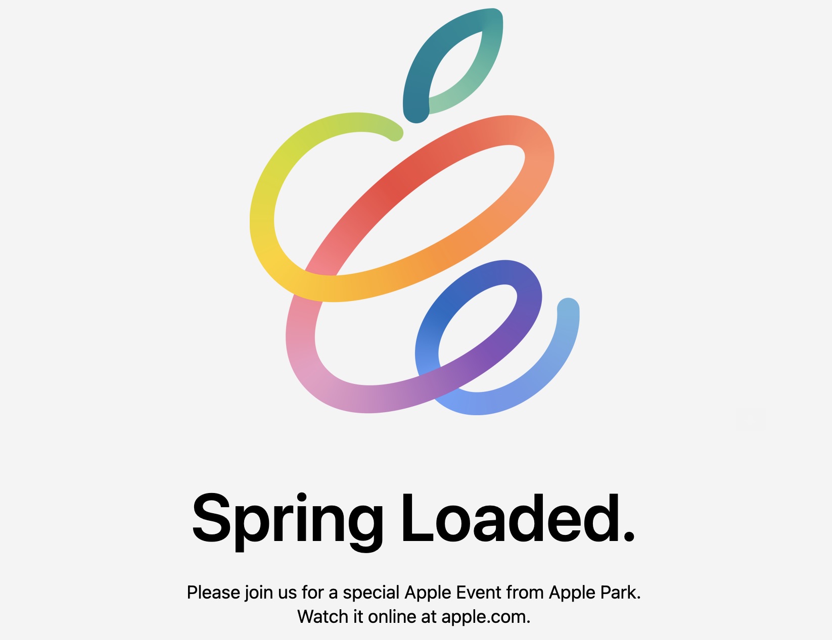 Apple's 'Spring Loaded' Event Officially Announced for Tuesday, April