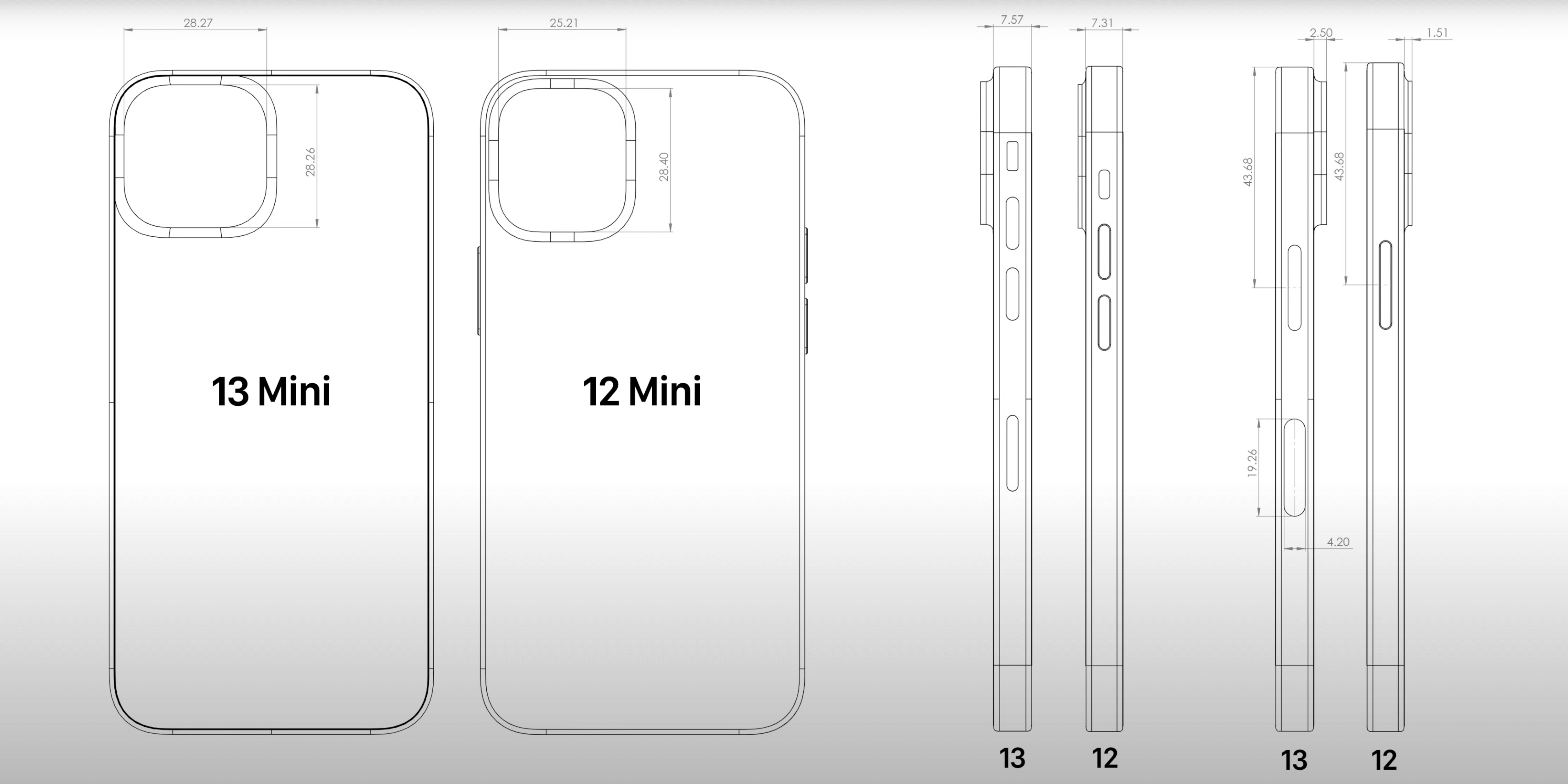 iPhone 13 Series CAD Leaks Reveal Larger Camera Dimensions | MacRumors