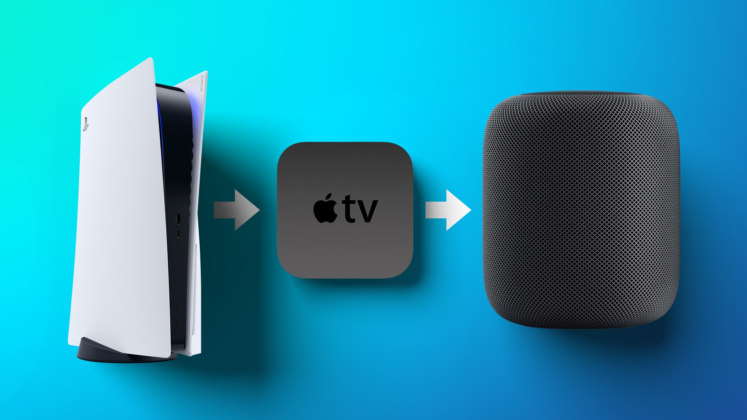 Как подключить homepod к apple tv