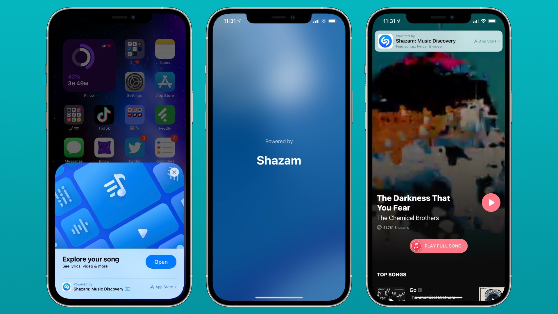 shazam app clip ios 14