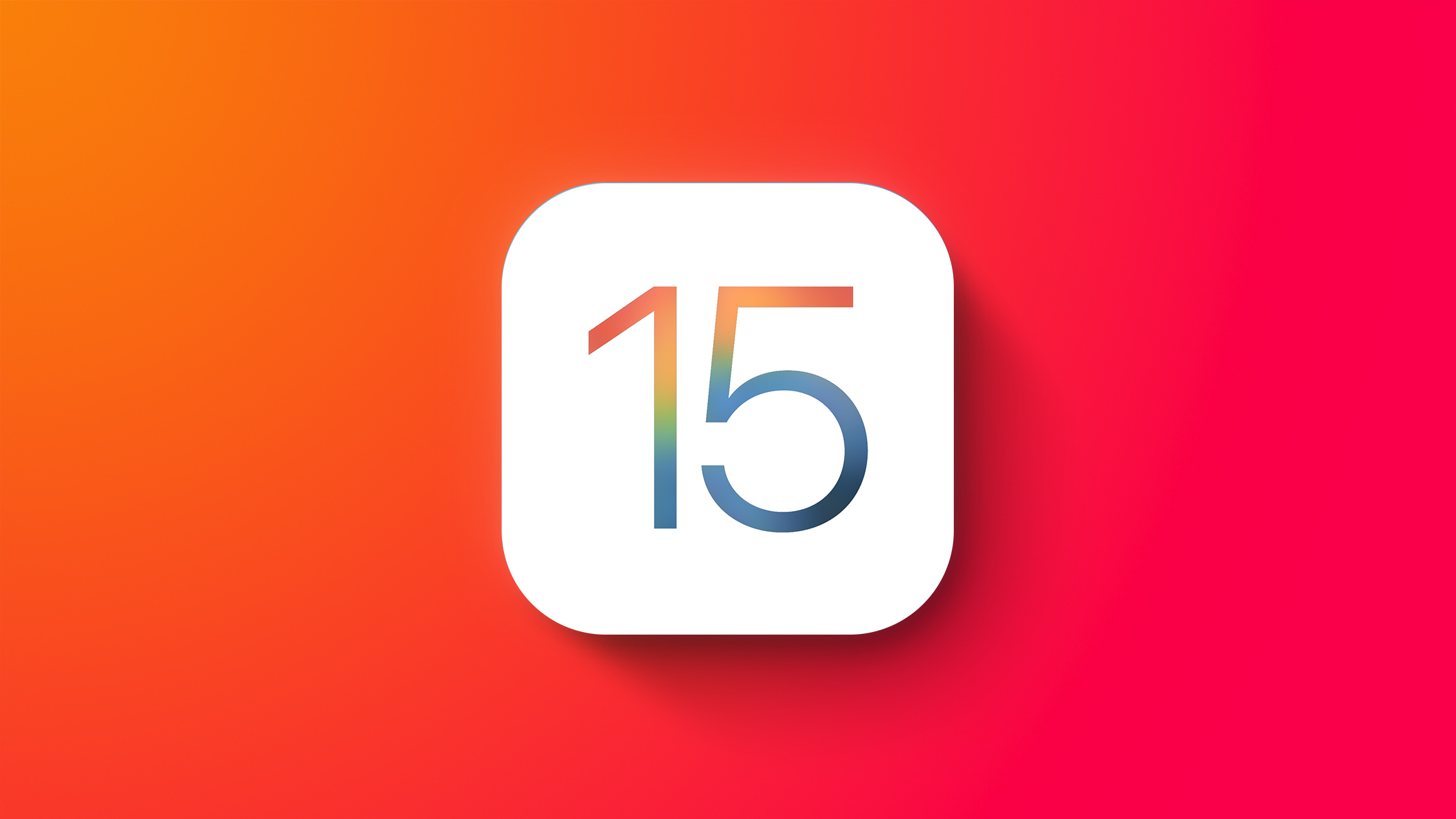 iOS 15 General Feature Red ORange