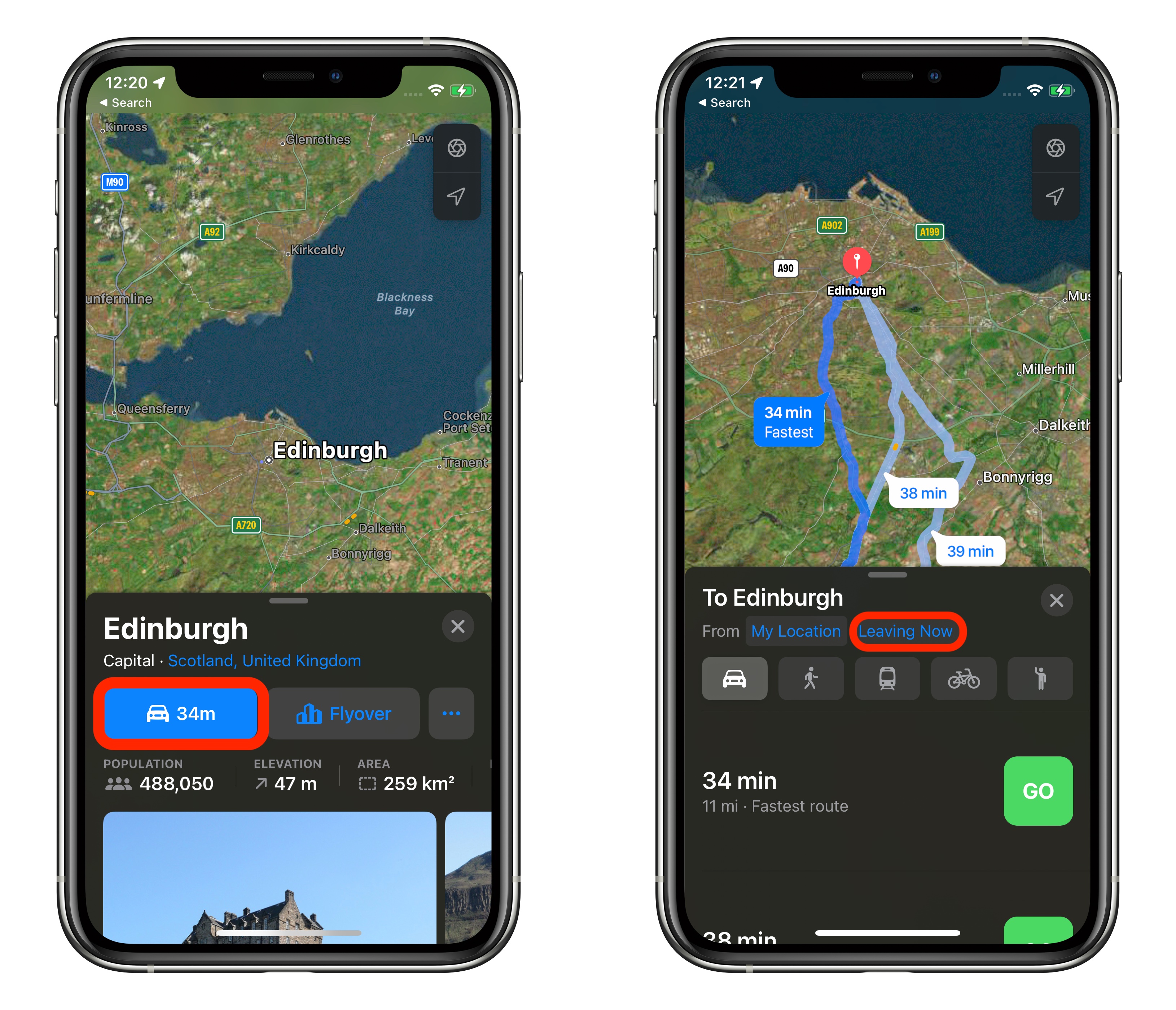 IOS 15 How To Set Leaving And Arrival Times For Driving Directions In 