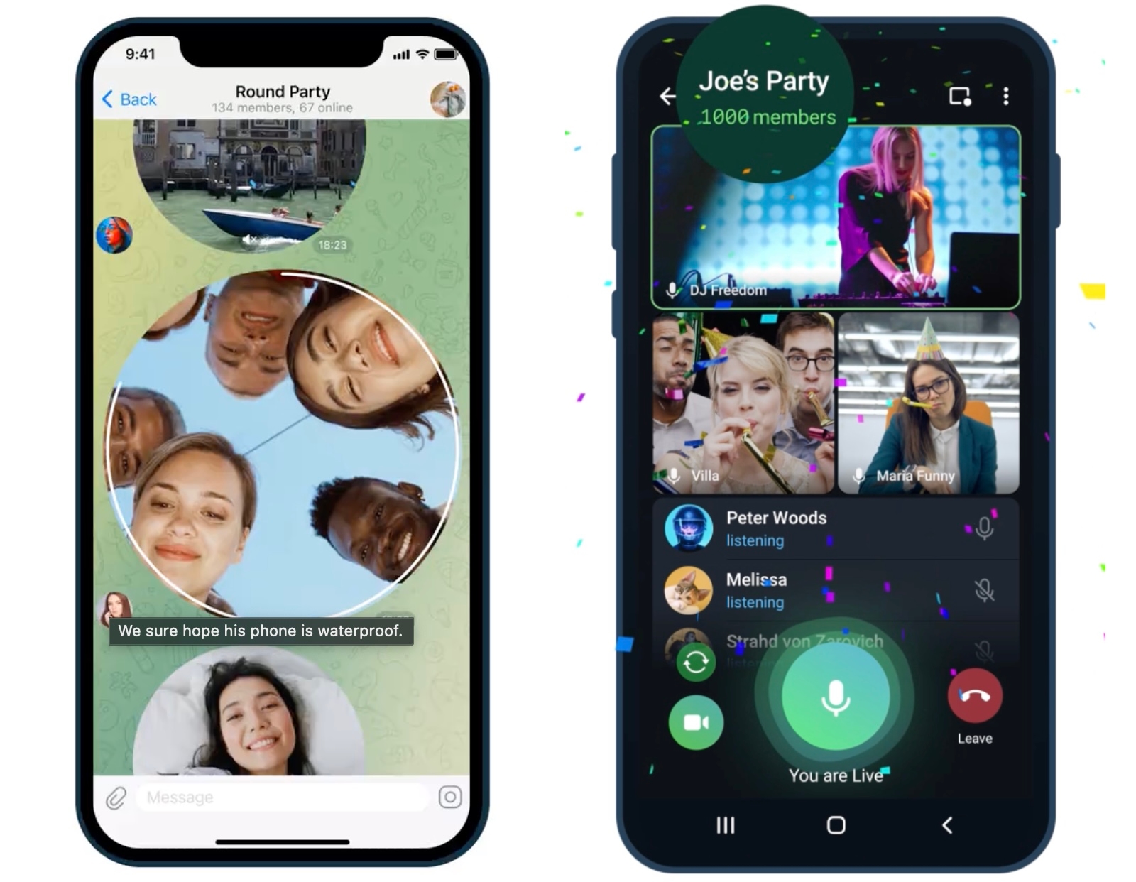 Bumper Telegram Update Enables Video Calls With Up to 1,000 Viewers |  MacRumors Forums