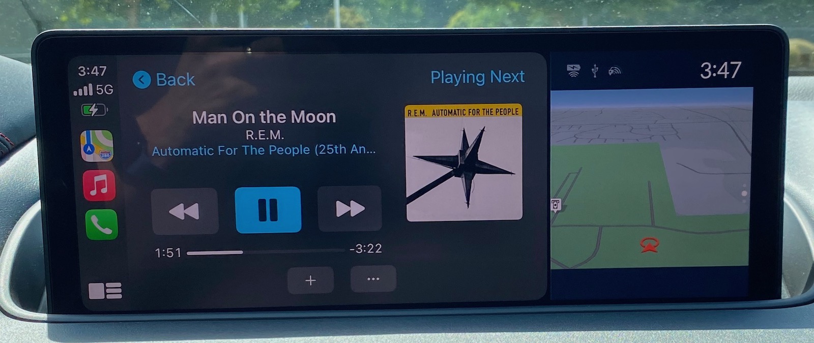 2022 mdx carplay now playing