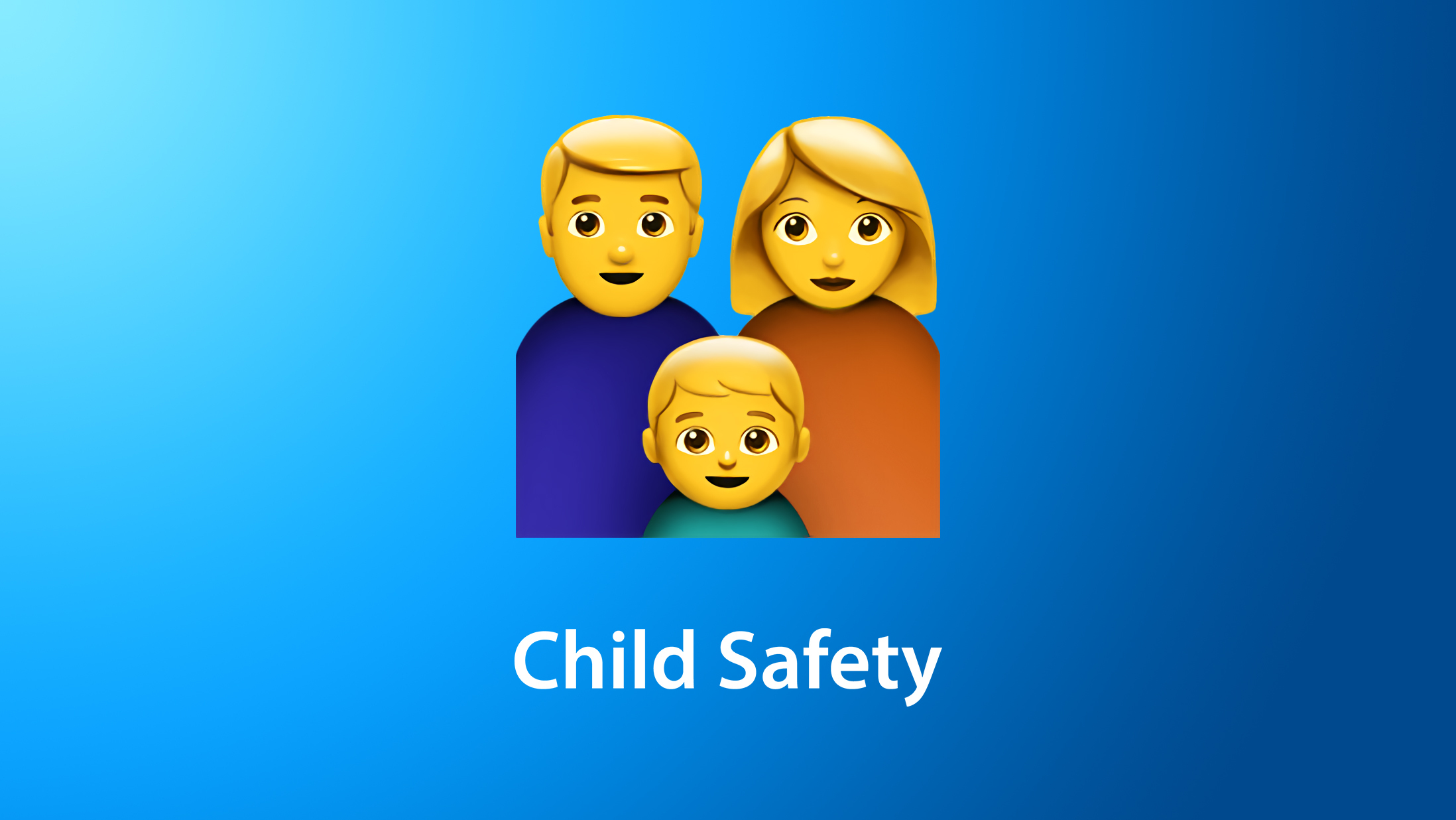 Child Safety Feature Blue