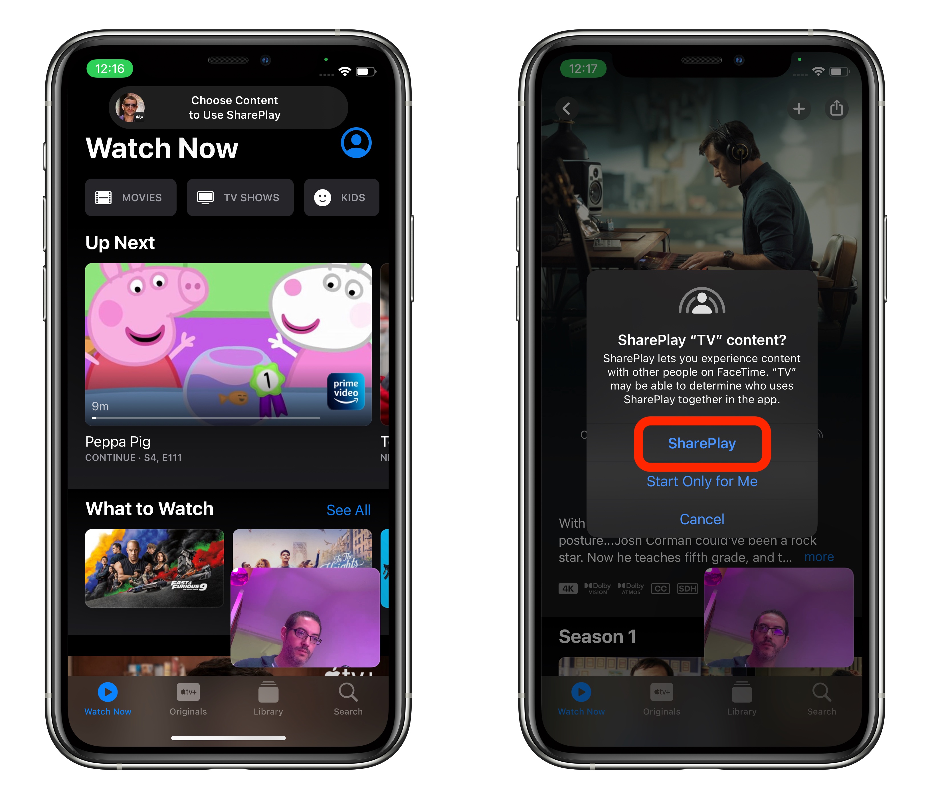 Ios 15 How To Watch Movies And Tv Shows Together Using Facetime Macrumors