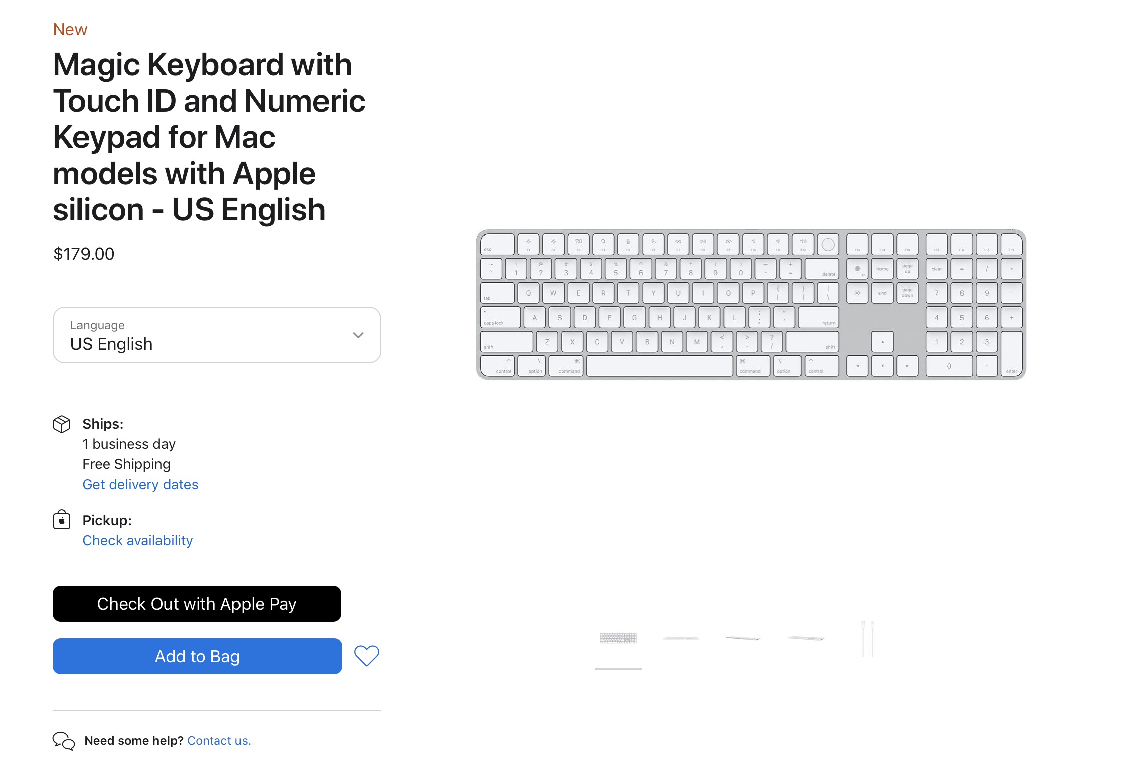 magic keyboard touch id