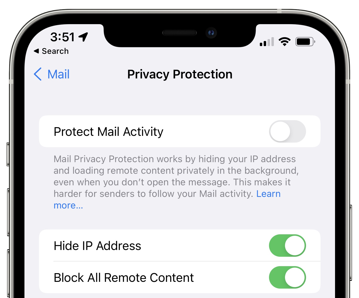 privacy pro ios