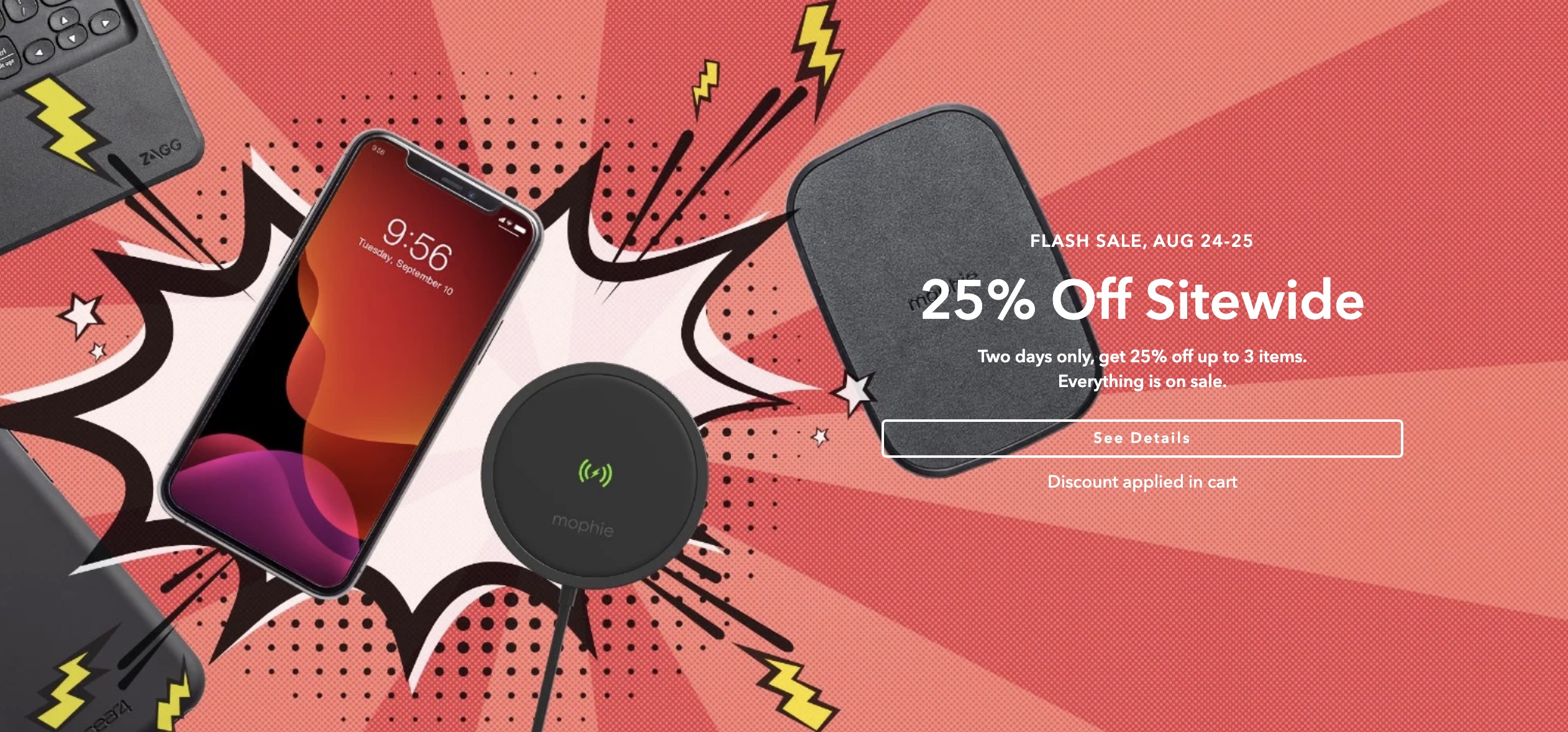 mophie flash sale