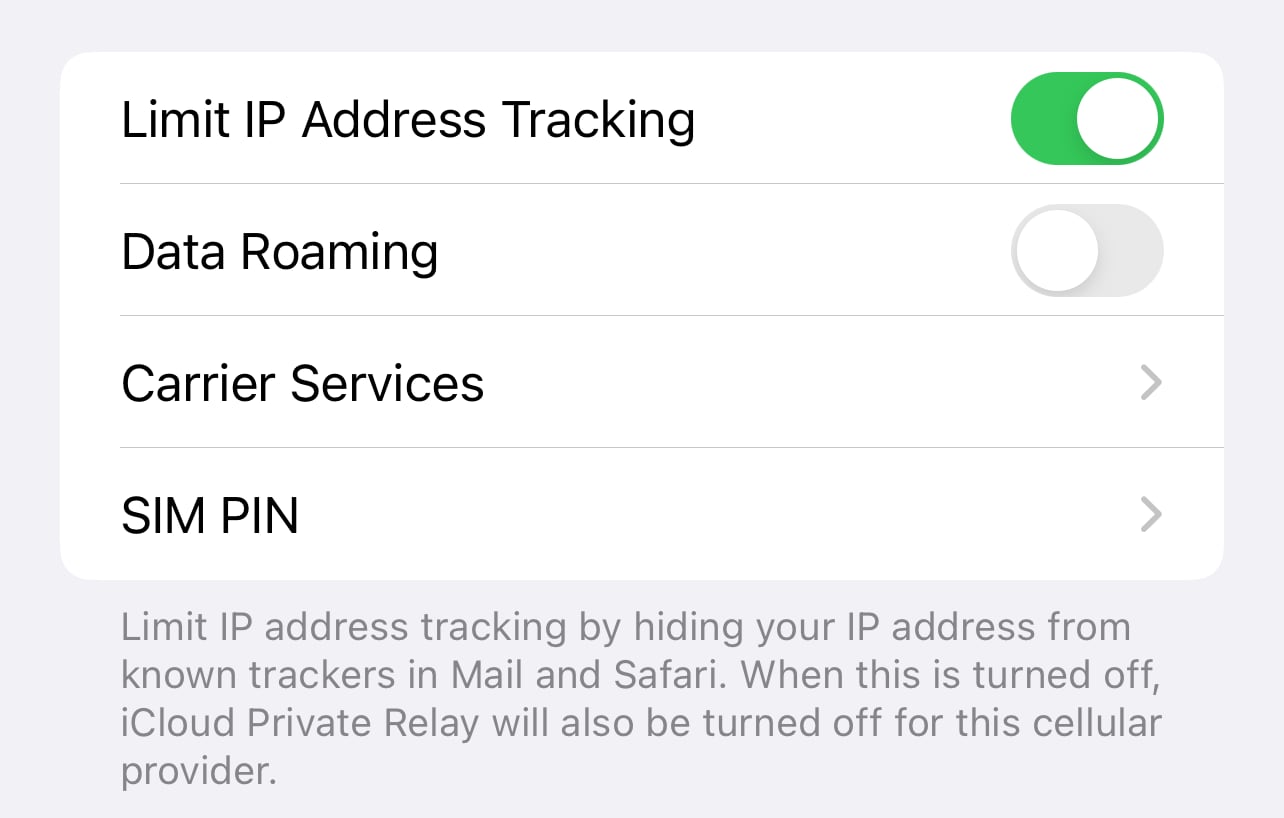 Ограничения icloud. IOS ограничение трекинга по IP. IOS 15 Beta 2.