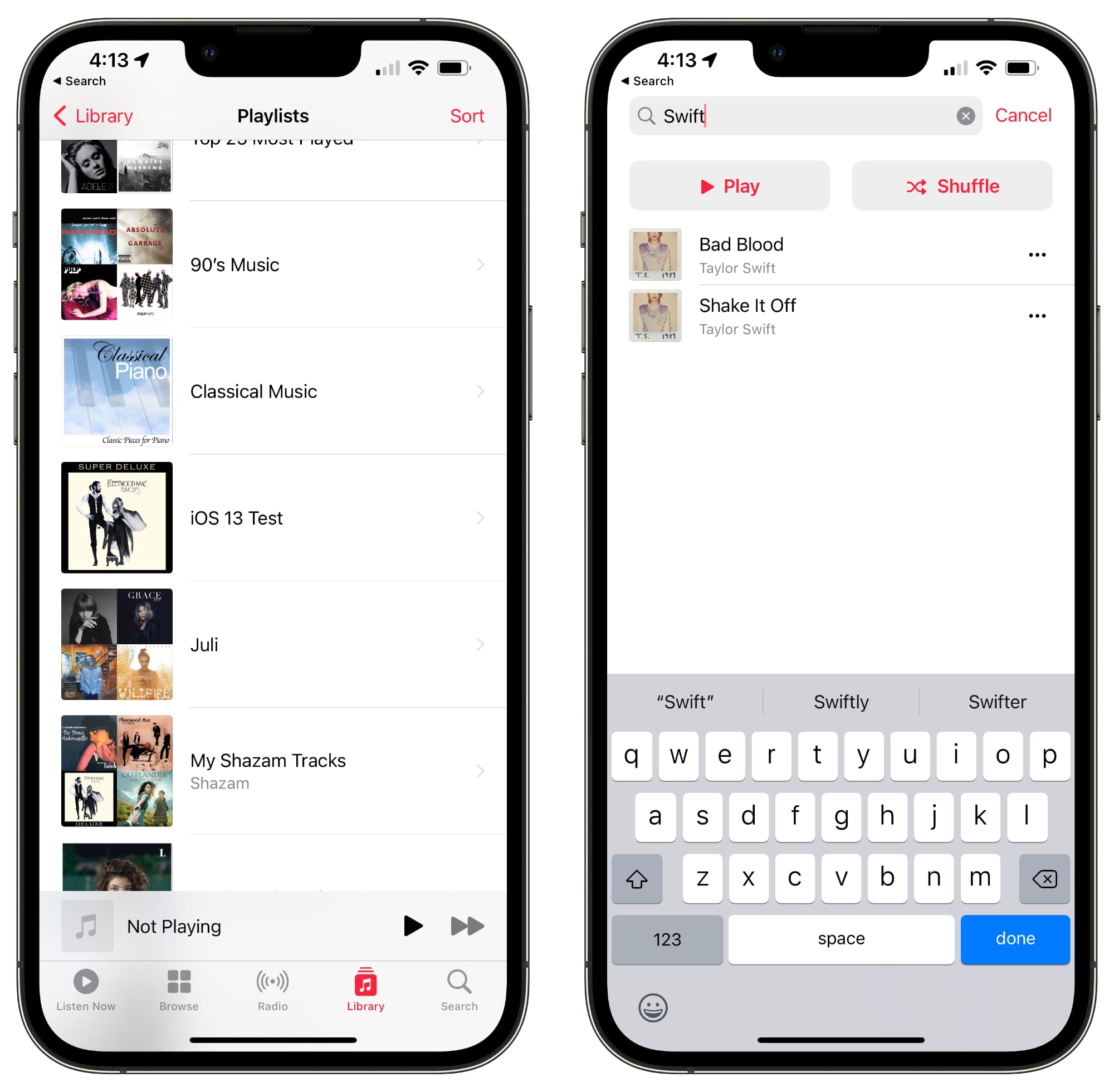 ios 15 beta 2 music playlist search