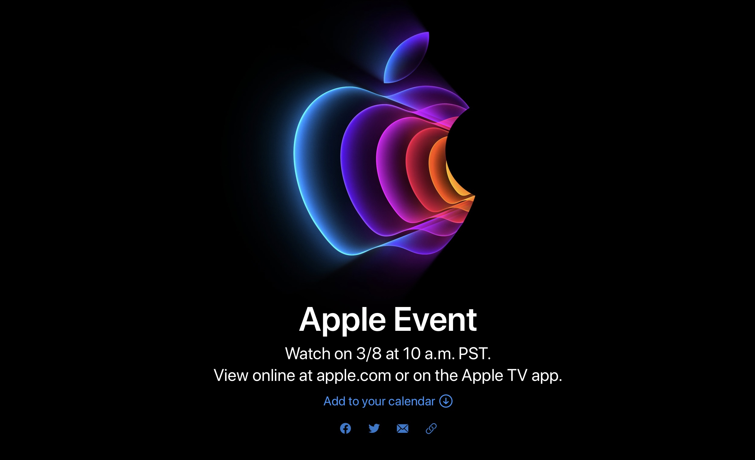 How to Watch the 'Peek Performance' Apple Event on Tuesday, March 8