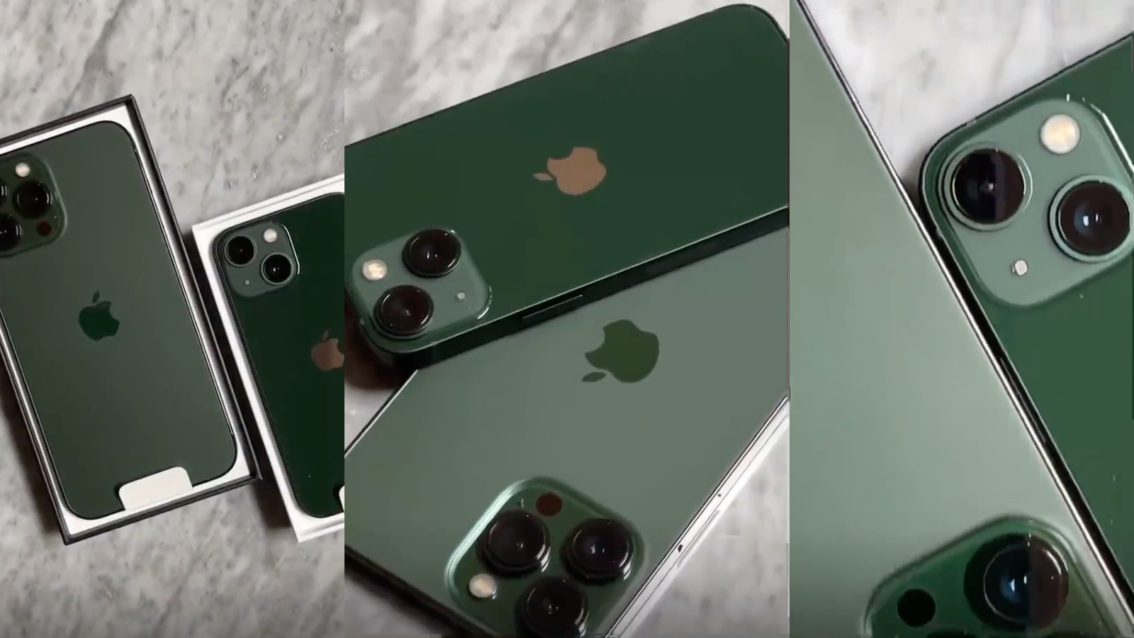 photo of New Video Offers First Hands-On Look at New Green and Alpine Green iPhone 13 and iPhone 13 Pro Colors image
